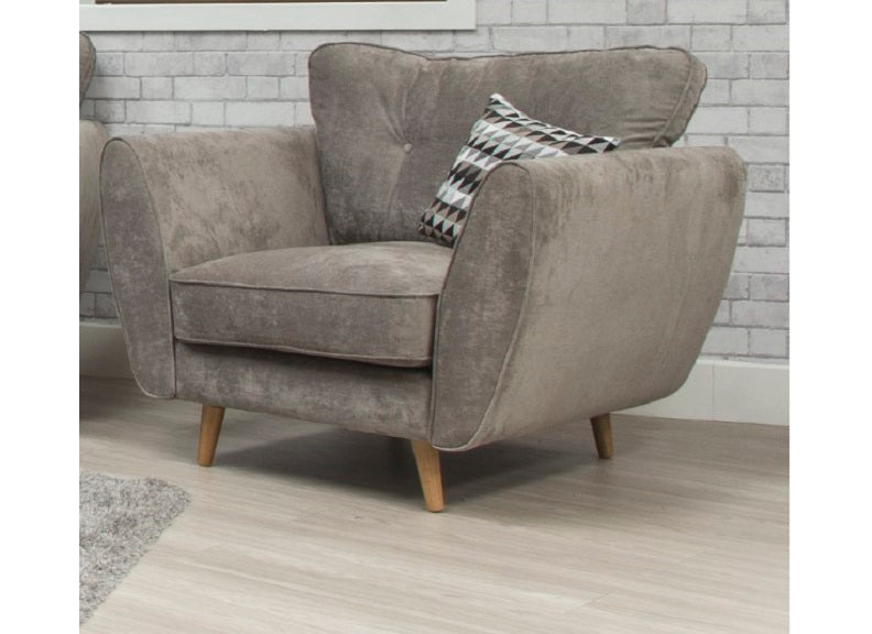 Marlo Grey Armchair - room