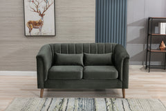 Charlotte 2SS Moss Sofa - front