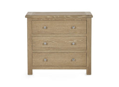 Memphis Three Drawer Chest W/Knob Handles - 1