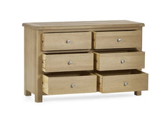 Memphis Wide Chest W/Knob Handles - open
