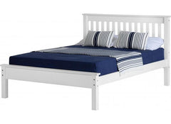Monaco White Low Foot Bed