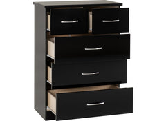 Nevada Black Gloss 2+3 Chest - open