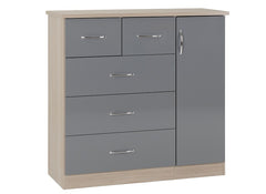 Nevada Grey Low Wardrobe - 1