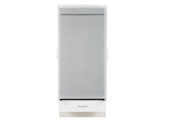 Nevada White Two Door Mirrored Wardrobe - interior