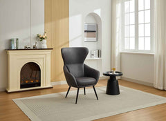 Nantes Fabric Graphite Chair - 1
