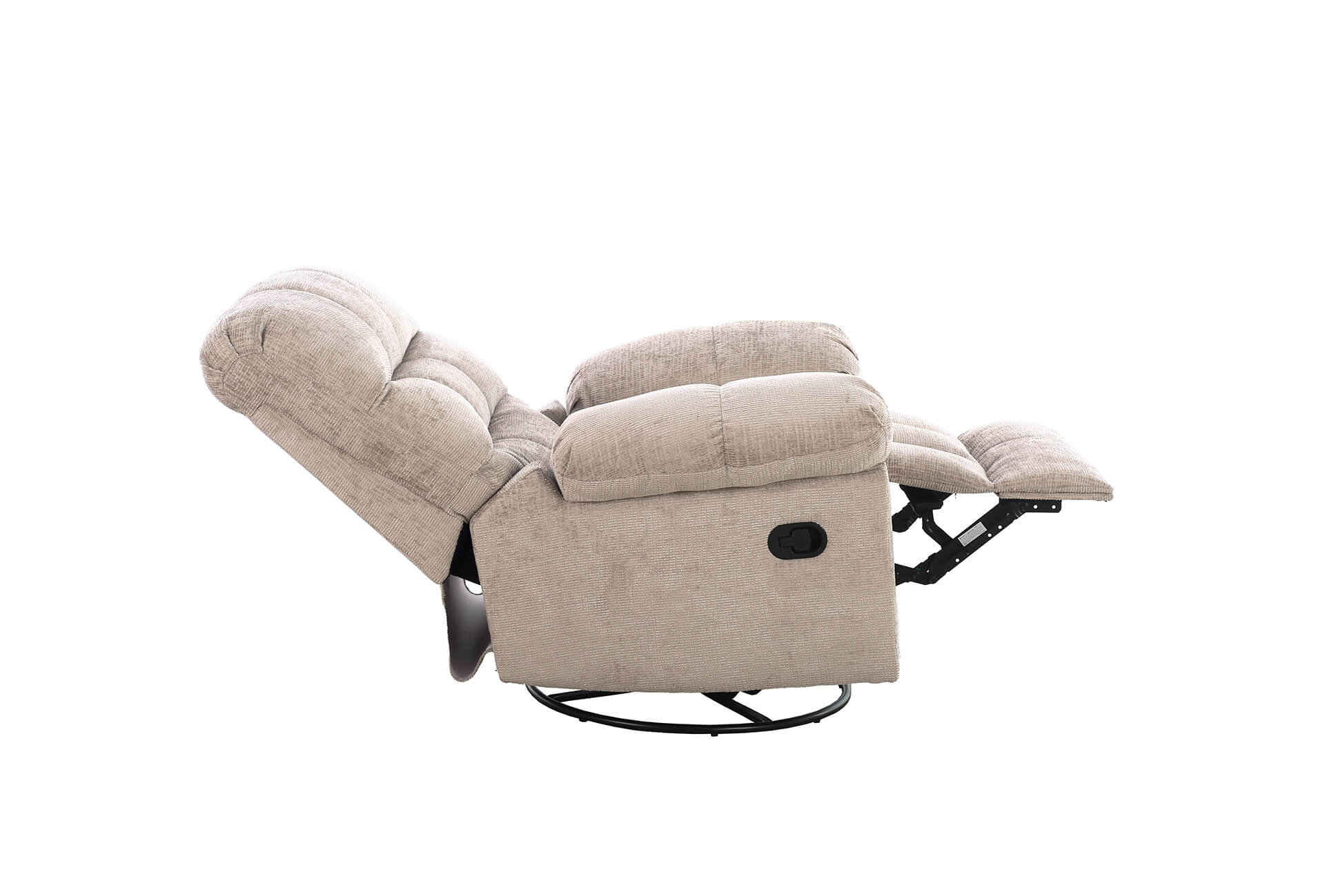 Nellie Latte Glider Chair - side