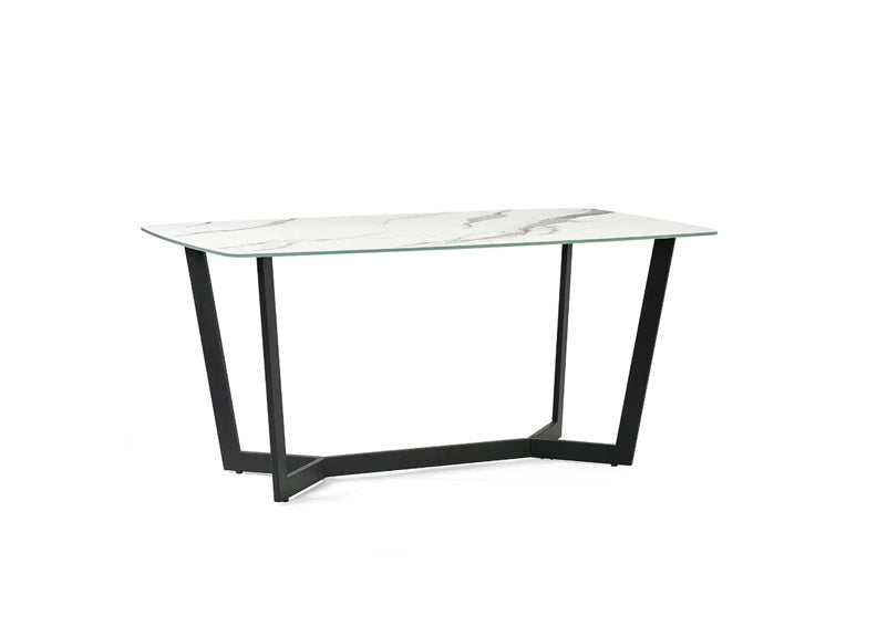 Olympus White Marble Effect Table - 1