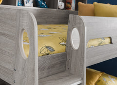 Orion Grey Oak Bunk Bed - detail