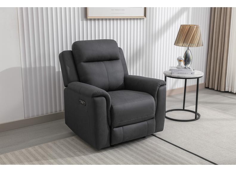 Orwell Fabric Powered Reclining Armchair