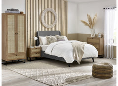 Padstow Oak & Rattan Bedroom