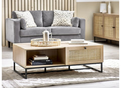 PADSTOW Oak Coffee Table - room