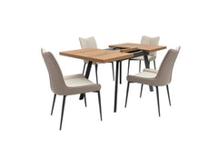 Panama 1.2m Extending Table - open