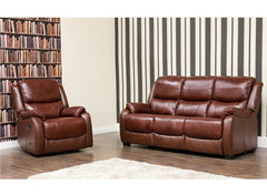 Parker Half Leather Tabac 3+RR Sofas