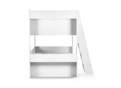 Parsec White Bunk Bed - end