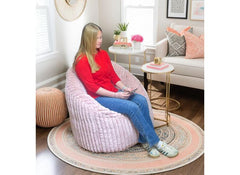 Snug Milano Corded Bean Chairs (Pre-Order Beige, Pink & Grey)