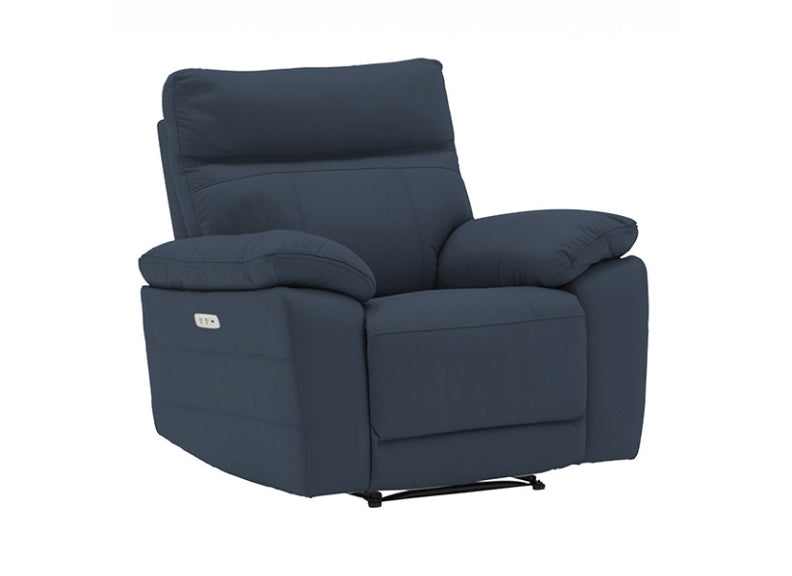 Positano Electric Indigo Reclining Armchair