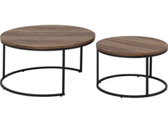 Quebec Round Coffee Table Set - 2