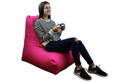 Quilted Pink Bean Bag - 1