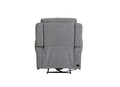 Russo Charcoal Powered Armchair - rear