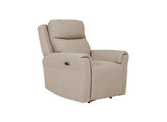 Russo Fabric Powered Armchair - Mushroom