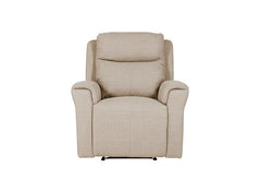 Russo Fabric Powered Armchair - Mushroom