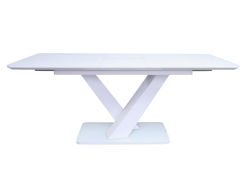 Rafael 1.2/1.6 m White Table - open