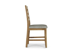 Edson Linen Seat Chair - side