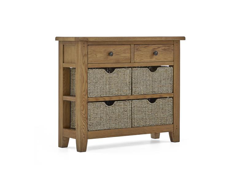 Burford Console Table W/Baskets