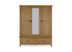 Burford Triple Wardrobe - front