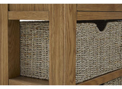 Burford Console Table W/Baskets - detail