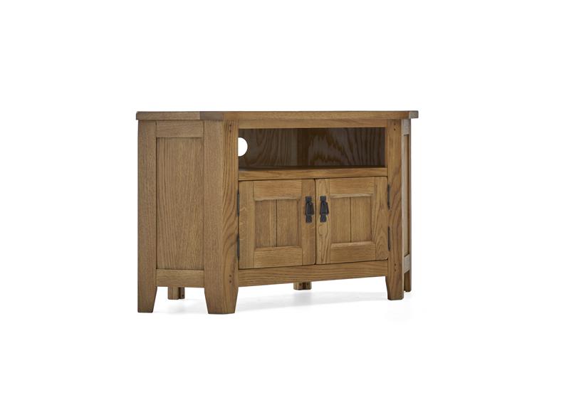 Burford Corner TV Unit - with doors