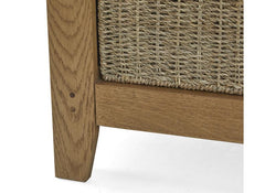 Burford Bench W/Baskets
