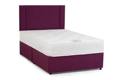 Regatta Complete Bed Set - 5 ft Divan Bed With Headboard And Fabric Colour Options