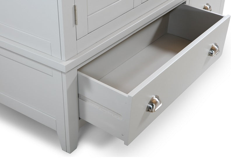 Richmond Grey Wardrobe - drawer