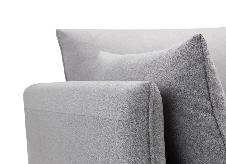 Rohe Grey Sofa - detail