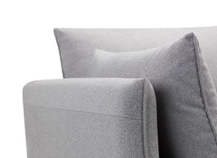 Rohe Grey Two Seat Sofa - detail