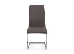 Roma Grey Fabric Dining Chair - 1