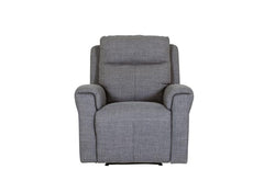 Russo Charcoal Powered Armchair - front