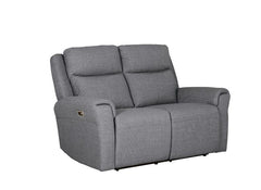Russo Fabric Charcoal Two Seat Sofa - 1