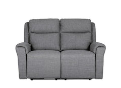 Russo Fabric Charcoal Two Seat Sofa - front