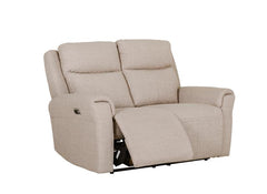 Russo Fabric Mushroom Two Seat Sofa - 2