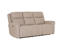 Russo Mushroom Three Seat Powered Sofa - 1