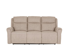 Russo Mushroom Three Seat Powered Sofa - front