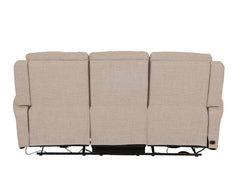 Russo Mushroom Three Seat Powered Sofa - rear