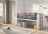 Sam Mid Sleeper Bed(85) 90 X 200 Cm White (VIP)
