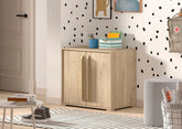 Sam Chest Of 2 Doors For Mid Sleeper Oak (VIP)