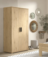 Sam 2 Door Wardrobe Oak (VIP)