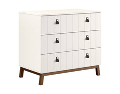 Sezane Chest Of 3 Drawers Clay/Walnut (VIP)