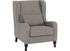 Sherborne Grey Fabric Armchair - 2