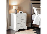 Stratford Three Drawer Bedside – Modern Storage Nightstand for Bedroom (Pre-Order Only)